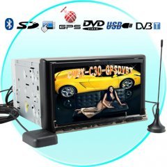 Flux Capacitor 7 Inch Dual Zone Car DVD System (GPS + DVB-T) New