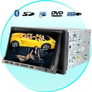 Flux Capacitor 7 Inch Dual Zone Car DVD System New