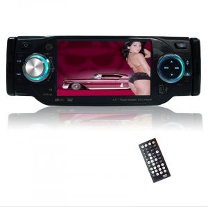 1-DIN TV Tuner + Bluetooth Car DVD Player - Plays DivX + MP4 New