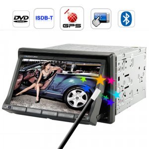 Carnaval 7 Inch Touchscreen Car DVD Player with GPS and ISDB-T New