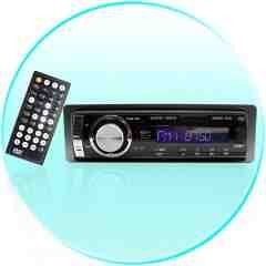 MP3 MP4 WMA 1-DIN Car DVD Player - SD Card Reader New