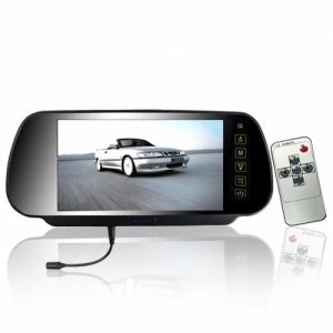 7 Inch Rearview Mirror Monitor - Bluetooth + Touch Button New