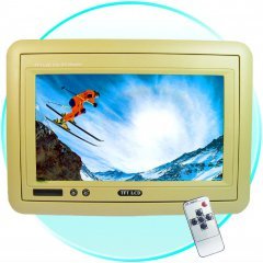 Headrest/Stand In-Car TFT LCD Monitor, 7 inches -Tan New