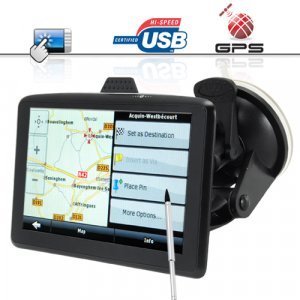 The Explorer 5 Inch Touchscreen GPS Navigator + MP3 MP4 Player New