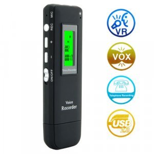 Digital Voice and Telephone Recorder (2GB Memory + USB Drive) New