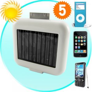 Solar Battery Charger for iPhones, iPods, and USB New