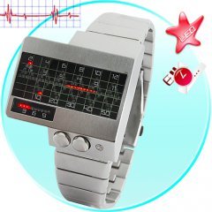 Alpha Centauri - All Metal Red LED Watch New