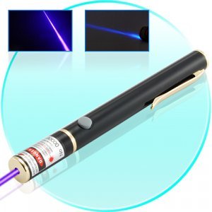 High Power 30mW Blue-Violet Laser Pointer Pen New