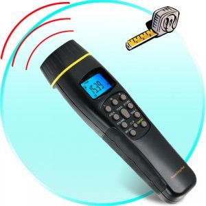 Laser Sighted Ultrasonic Range Finder New