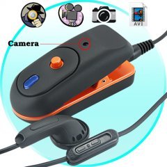 Spy DVR and Image Capture Clip On Surveillance Device (4GB) New