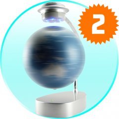 Magnetic Levitation Globe with Blue LED Lights New