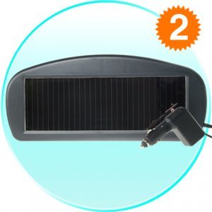 Solar Auto Battery Charger New