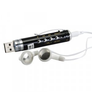 MP3 Gadget Pen + Spy Device - 2GB Flash Disk Design New