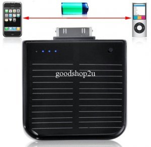 iPhone and iPod Portable Solar Battery Charger ×2 New