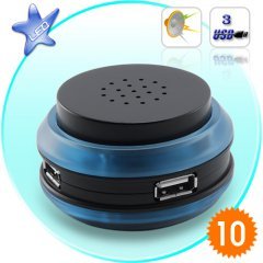 USB Hub and Speaker X 10 New
