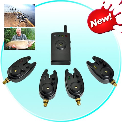 Carp Fishing Bite Alarm (LED + Tone Indicator)