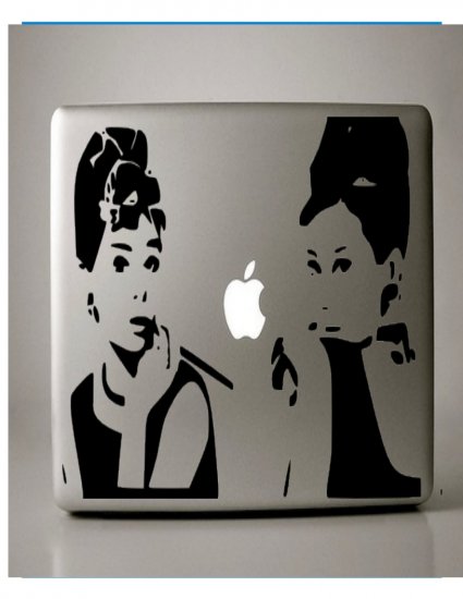 Audrey Hepburn Breakfast at Tiffany's Macbook Decal