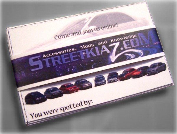 Streetkiaz Handout cards
