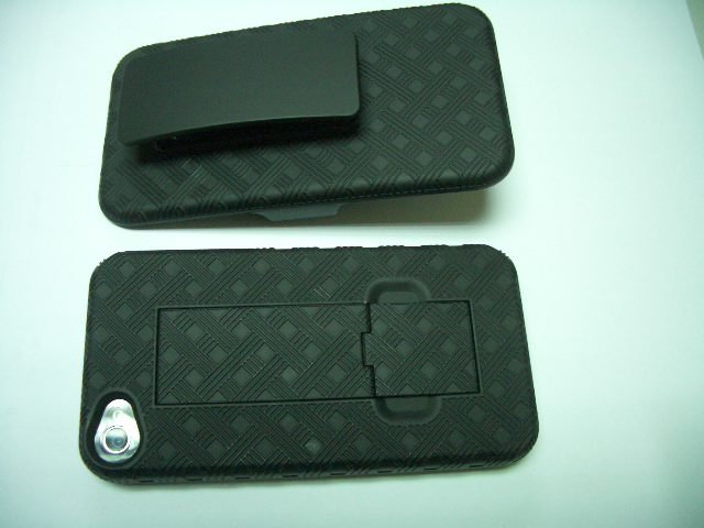 Multifunction case for iPhone 4 with stand clip