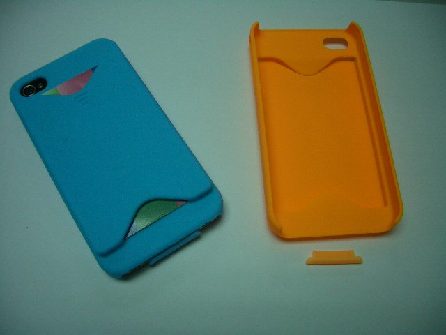 For iPhone 4 new cover can insert card