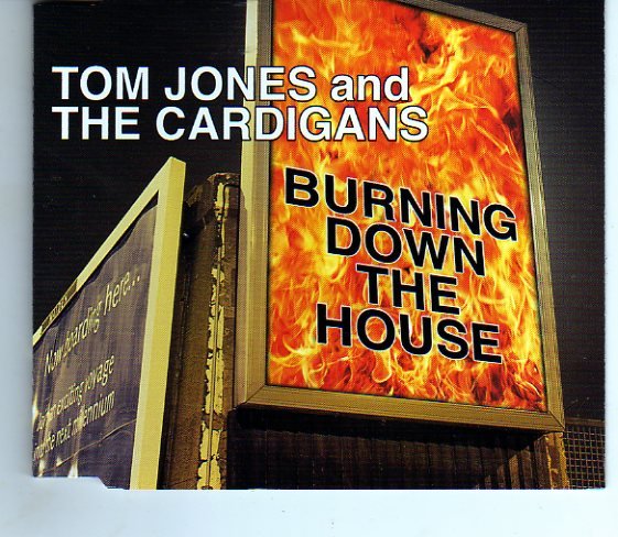 Tom Jones & The Cardigans "Burning Down The House" + Bonus Tracks Import CD