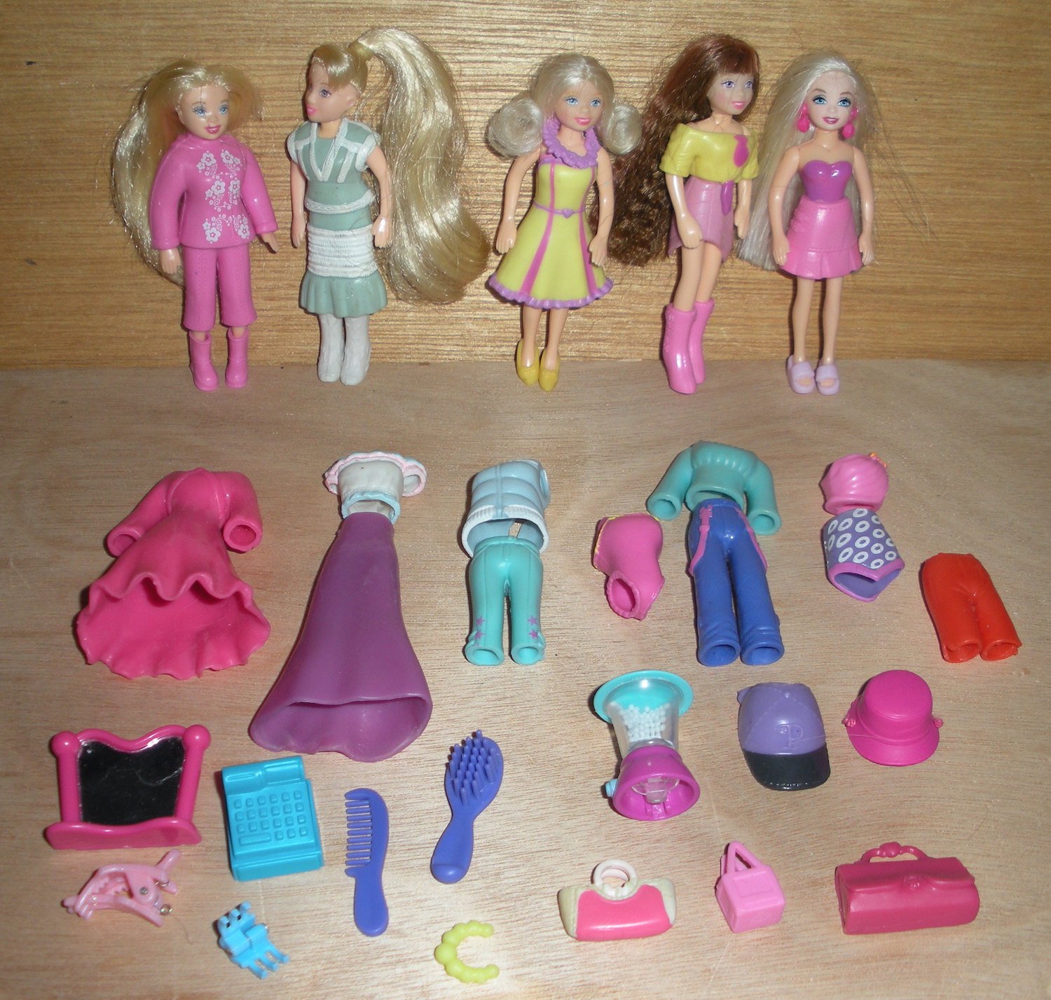 polly pocket brown hair