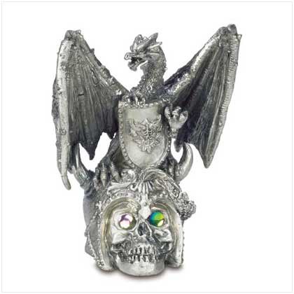 37946 Each detail of this fiercely proud dragon