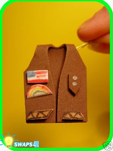 Brownie Vest in 3-D! Scout SWAPS Craft Kit- Swaps4Less