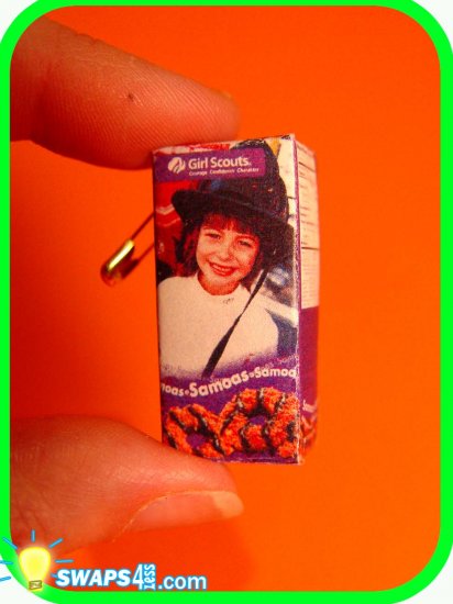 Cookie Box Samoa! Scout SWAPS Craft Kit from Swaps4Less
