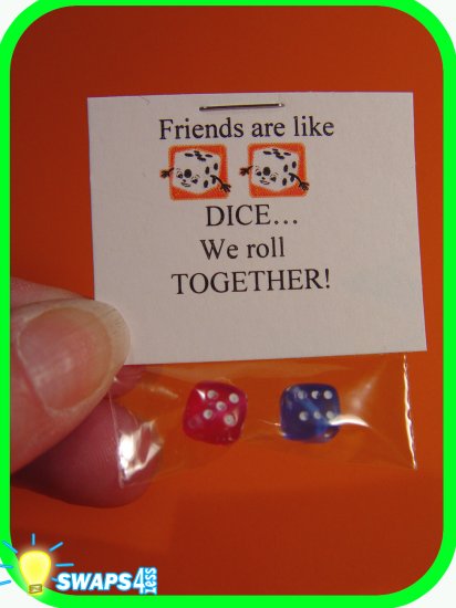 Friends are Like Dice Scout SWAPS Girl Kit-Swaps4Less