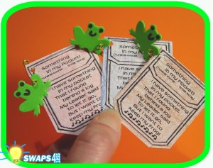 Froggie in My Pocket Scout SWAPS Craft Kit-Swaps4Less