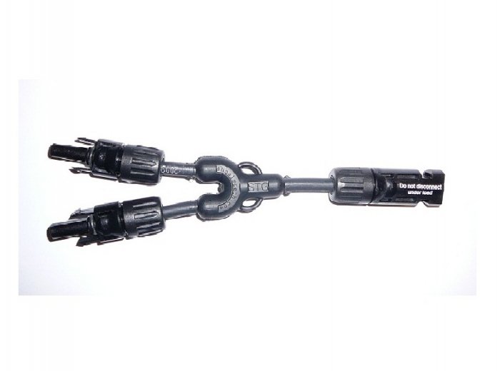 MC4 "U" M/F/F Solar Panel Cable Branch Connector