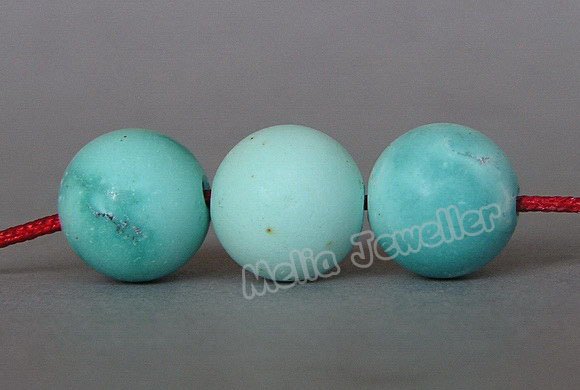 Natural Turquoise Dia.10.5 mm Round Loose Bead