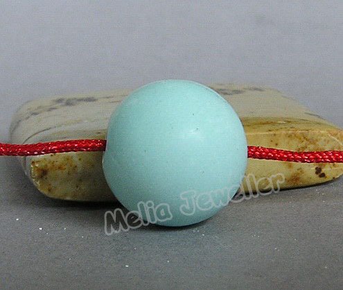 Natural Turquoise Dia.14 mm Round Loose Bead