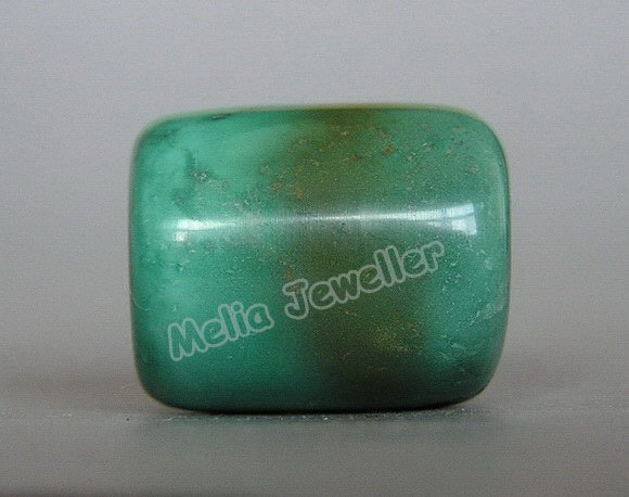 Natural Turquoise Dia.16 mm Barrel Loose Bead