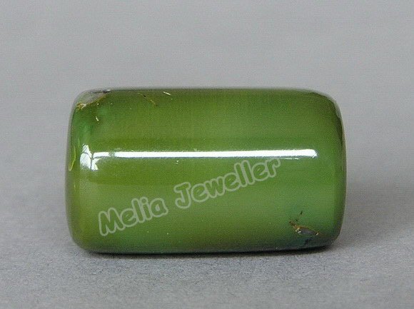 Natural Turquoise Dia.14 mm Barrel Loose Bead