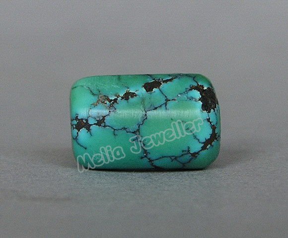 Natural Turquoise Dia.9 mm Barrel Loose Bead