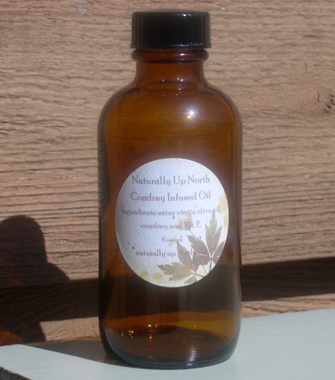 Comfrey Infused Herbal Oil 4 ounces
