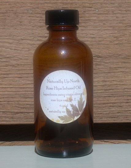 Rose Hips Herbal Infused Oil 4 ounces