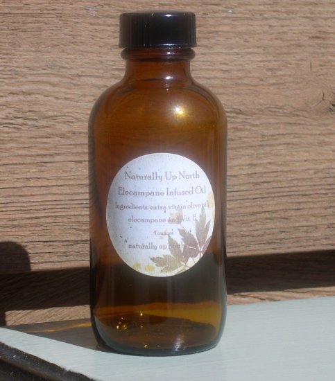 Elecampane Herbal Infused Oil 4 ounces
