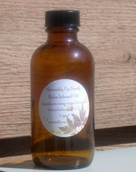 Lemon Balm Herbal Infused Oil 4 ounces