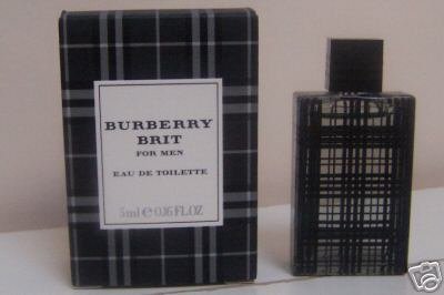 BURBERRY BRIT Men EDT Mini Cologne .16 oz New in Box