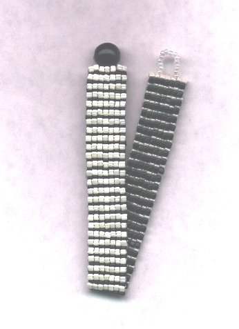 Reversible Beaded Bracelet - Black & White