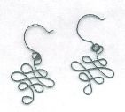 Celtic Wire Chain Earrings