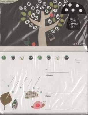 YOGETSU Petit Jam Snail with Umbrella Letter Set