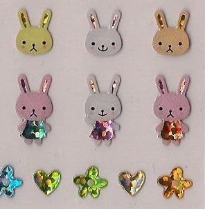 ARK ROAD Spring Bunnies Sticker Set