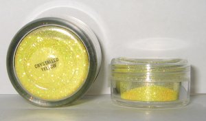 MAC - Crystalled Yellow 1/4 tsp Glitter Brilliant Sample