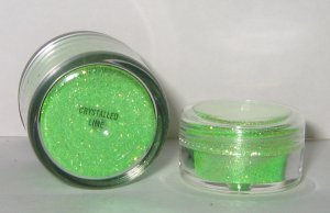 MAC - Crystalled Lime 1/4 tsp Glitter Brilliant Sample