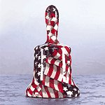AMERICAN FLAG BELL