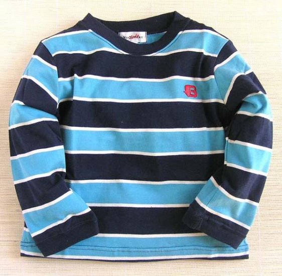 Nissen Blue Stripe Long Sleeve T-Shirt